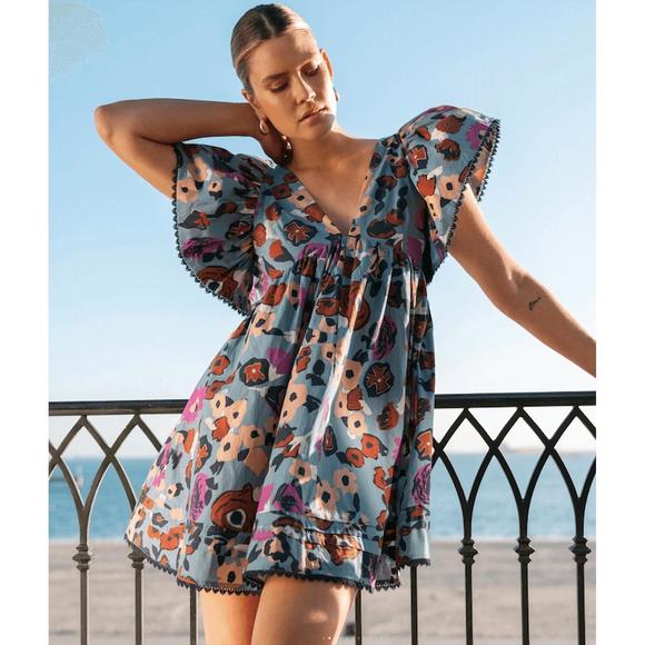 NEW CLEOBELLA georgianna mini dress in waterlily - Picture 6 of 6